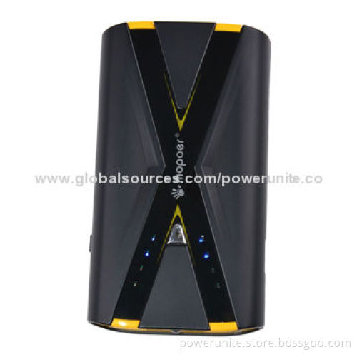 Cool Design Three USB Output Portable Power Bank with Lithium Battery, Micro USB and LED Indicator